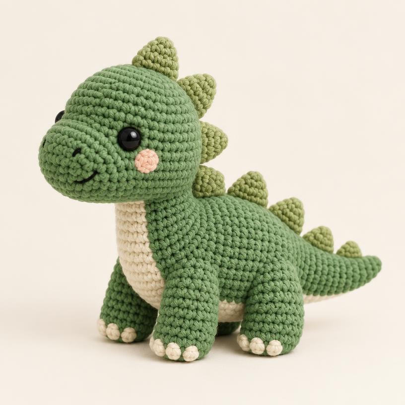 Dinossauro sorridente