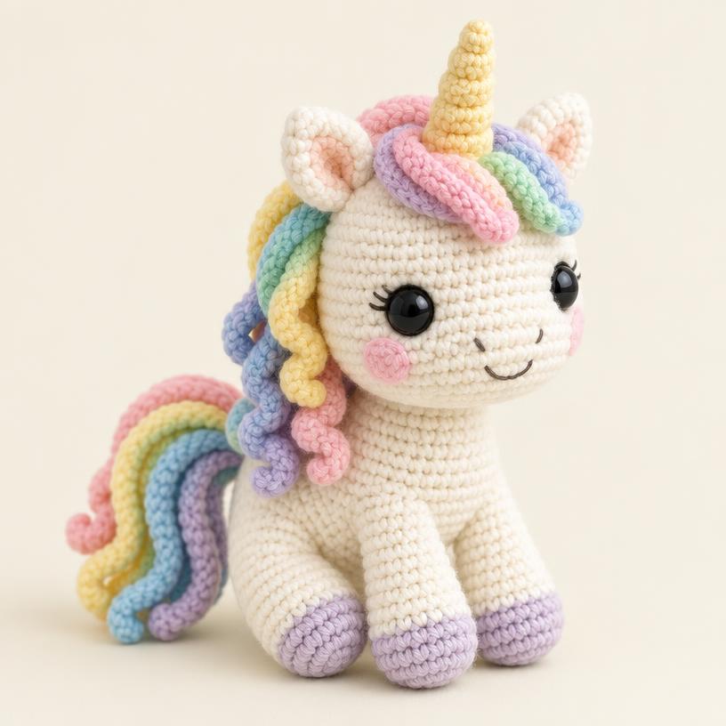 Unicórnio pastel